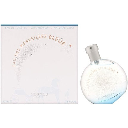 Hermes Eau Des Merveilles Bleue Eau de Toilette Spray For Her 50ml