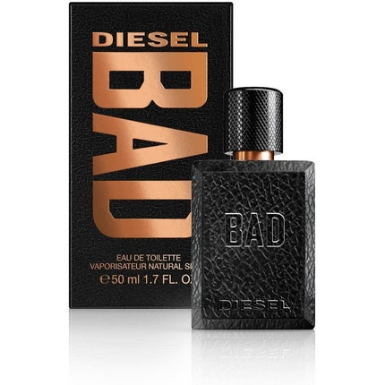 Diesel BAD Eau de Toilette Spray Woody Fragrance 50ml