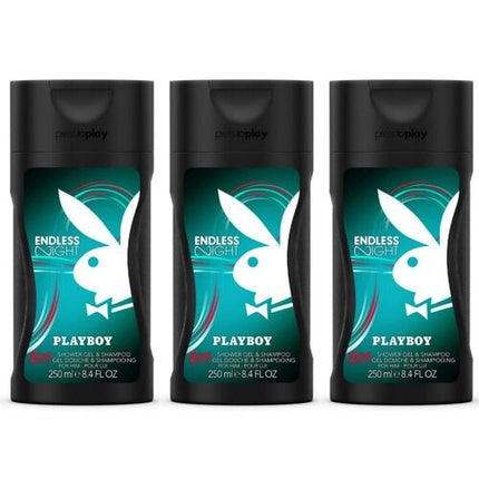 Playboy Endless Night 2 in 1 Shower Gel and Shampoo 250ml