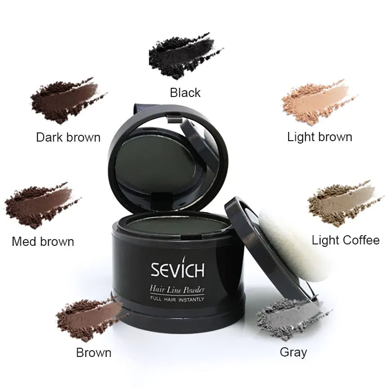 Haarlijnpoeder 4G-Haarconcealer voor dunner wordend haar, natuurlijke look, waterdicht, zweetbestendig, unisex