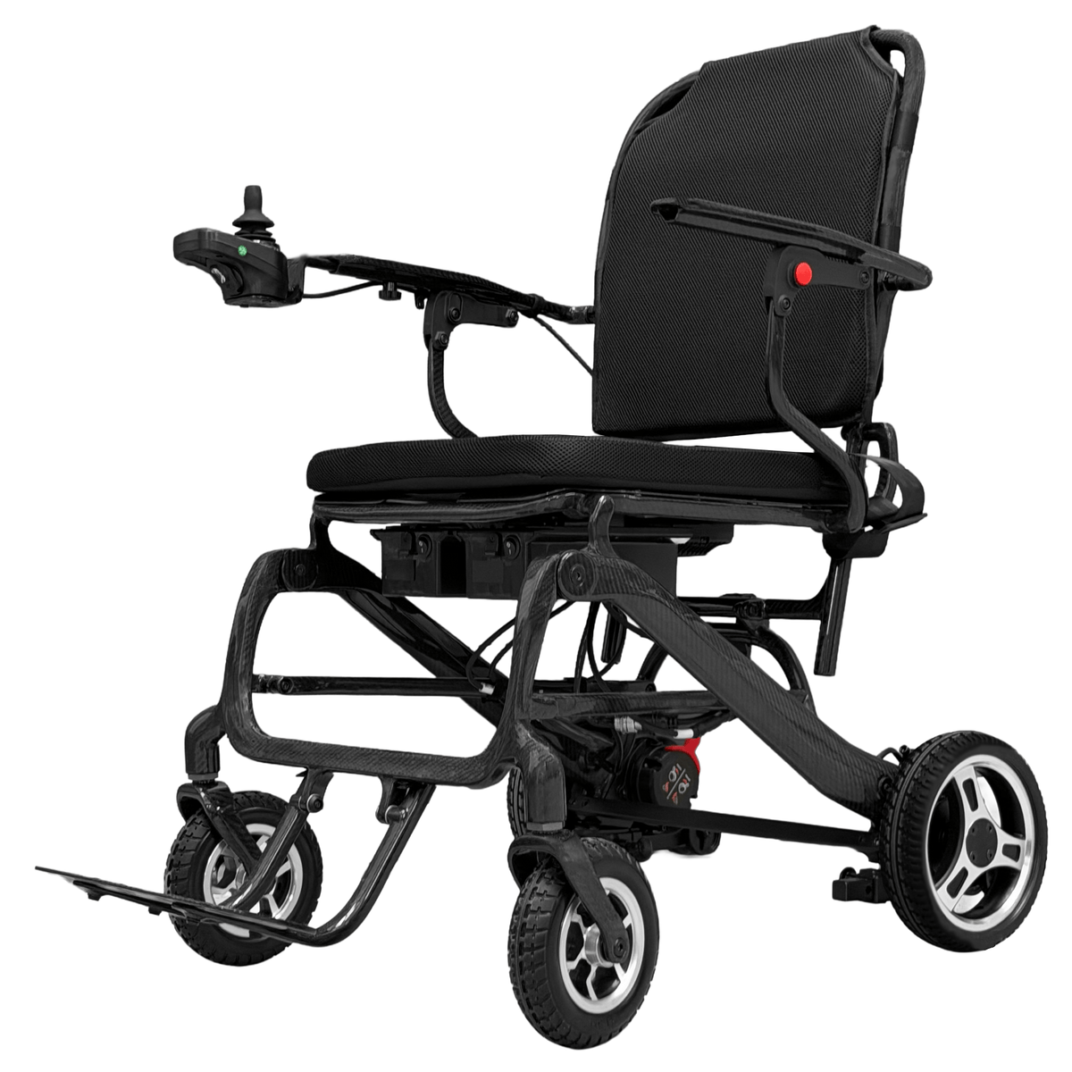 WeCan Y-17 Silla de ruedas eléctrica plegable de fibra de carbono de lujo