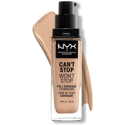 NYX Professional Makeup Can't Stop Won't Stop Full Coverage Foundation Vegan Formula Natural 07