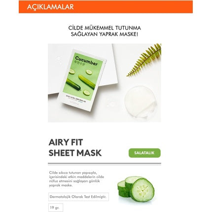 Missha Airy Fit Cucumber Sheet Mask 19g