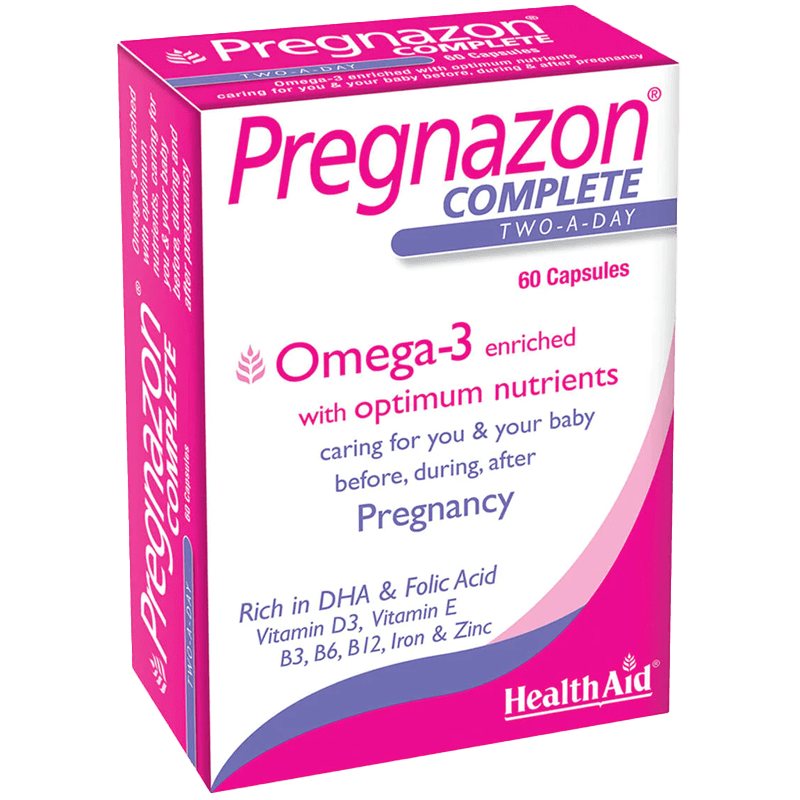 HealthAid Pregnazon Complete Capsules Pack of 60 - welzo