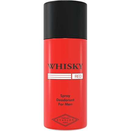 WHISKY Red Deodorant Spray 150ml for Men EVAFLORPARIS