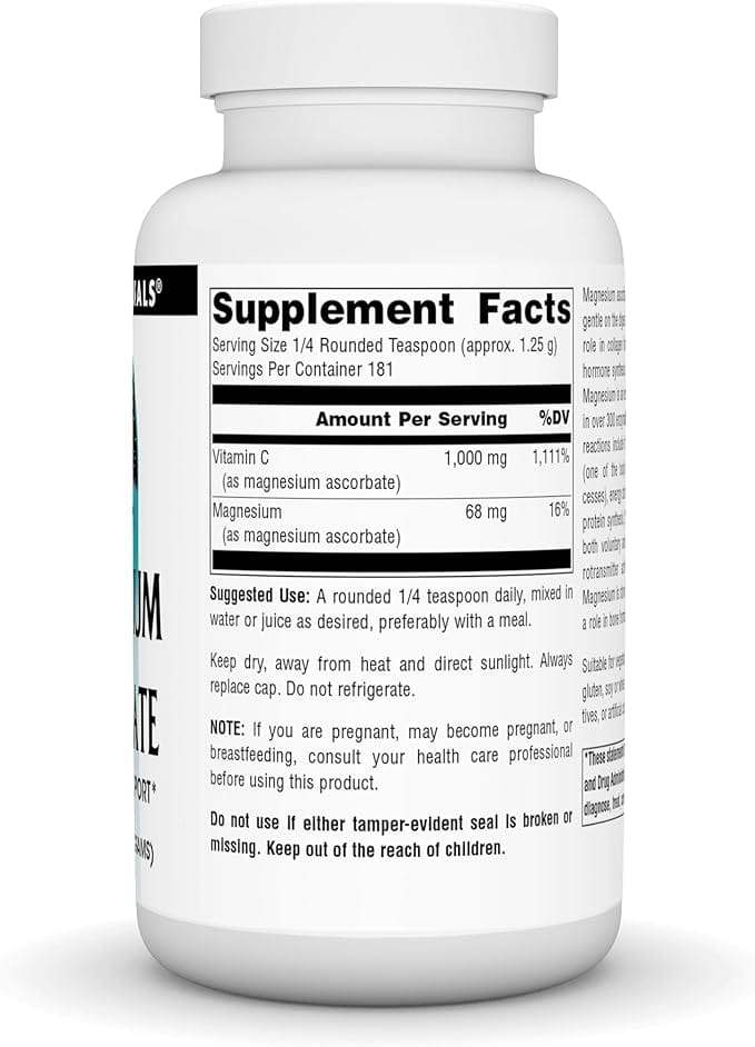 Magnesium Ascorbat 226,8g - Quelle Naturals