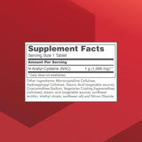 NAC 1.000mg 120 δισκία - Πρωτόκολλο για ισορροπία ζωής