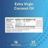 Organic Extra Virgin Coconut Oil, Expeller Pressed, 473G - Jarrow Formulas