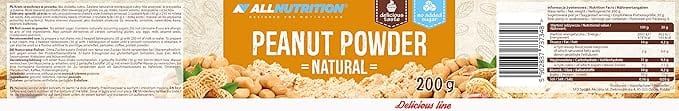Polvere di arachidi allnutrition - 200 grammi