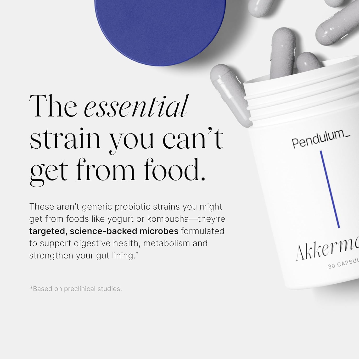 Akkermansia, 30 tobolek - kyvadlo