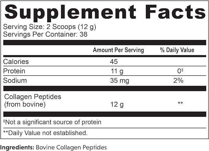 Suuret järvet hydrolysate -kollageeni - 454 g - Suuret järvet Gelatiini Co.