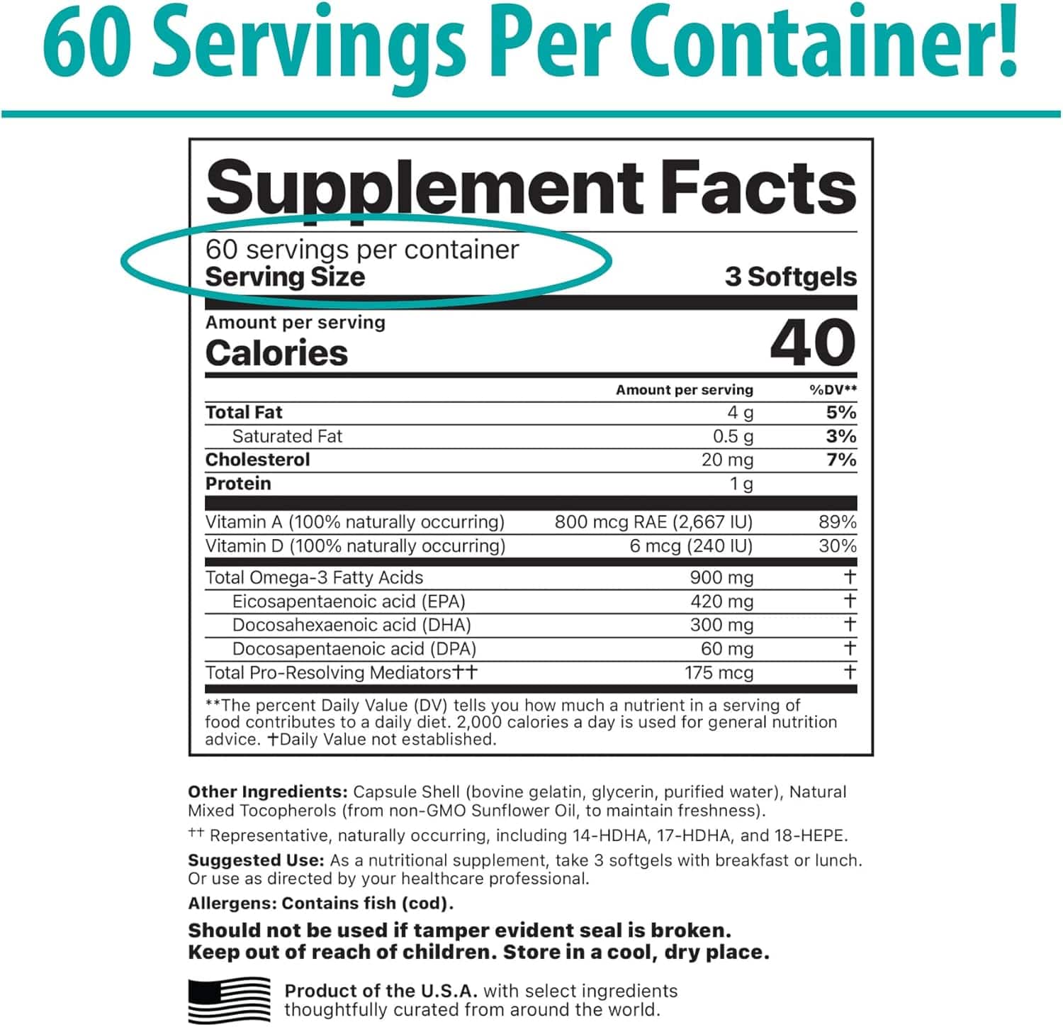 Alaskan Cod Liver Oil (CLO) - 180 softgels - Jigsaw Health