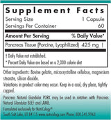 Pancreas Natural Glandular Pork, 60 Veg Caps - Nutricology / Allergy Research Group