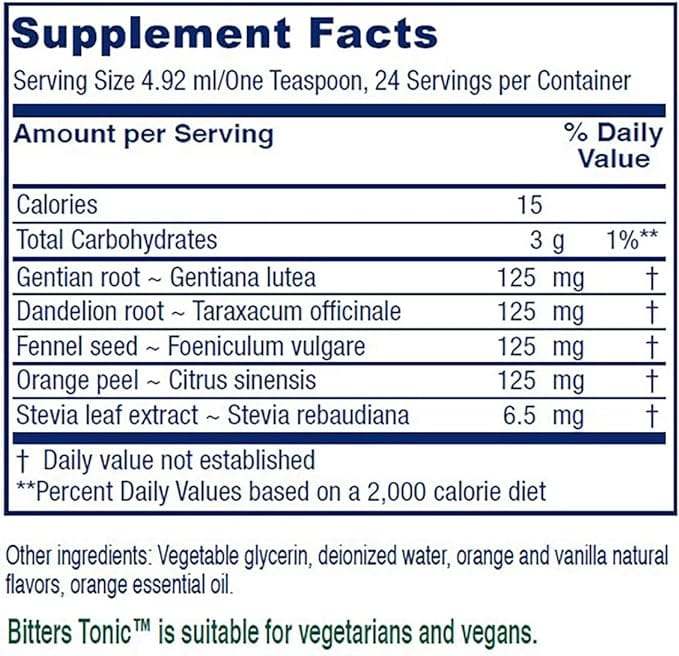 Bitters Tonic ™- 4 uncji. płyn - vitanica - soi*