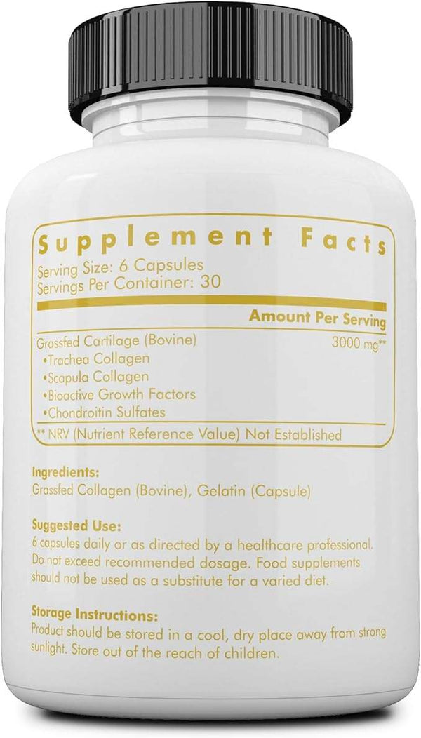 Grass Fed "Living" Collagen, 180 capsules - Ancestral Supplements