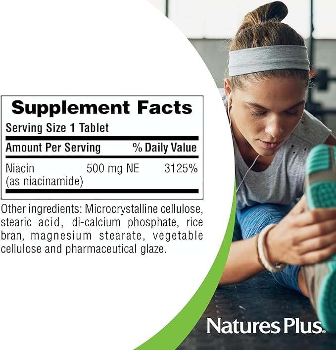 Niacinamid 500 mg 90 tablet - Nature's Plus