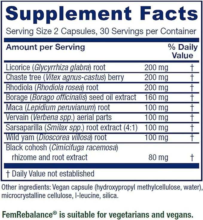 FEM Rebalance 60 kapsler - Vitanica