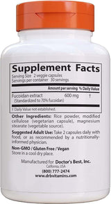 Fucoidan 70%, 60 capsules - Meilleur du médecin
