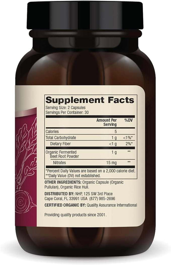 Organic Fermented Beets, 60 caps - Dr Mercola