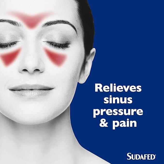 Sudafed Sinus Max Strength Capsules Pack of 16