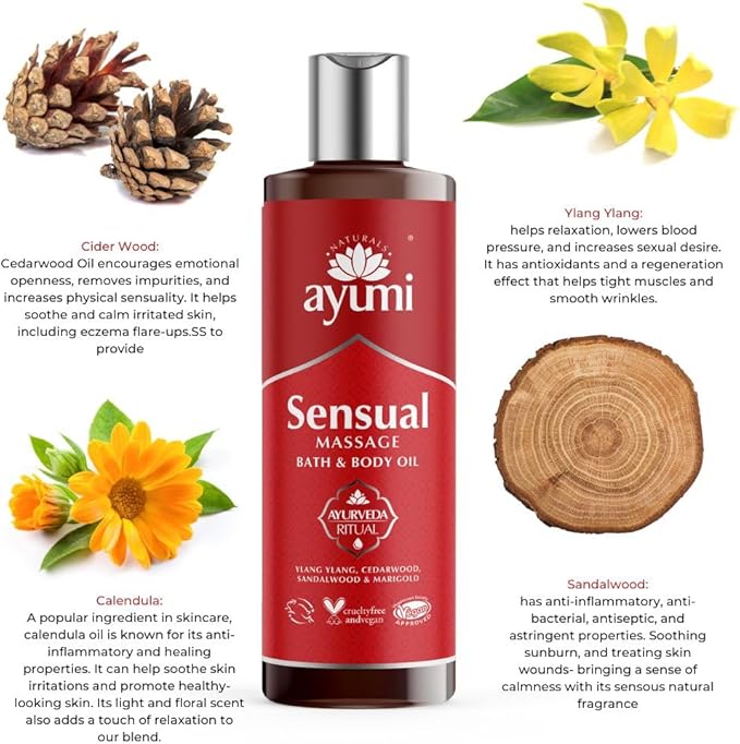 Ayumi sinnliche Massage & Körperöl 250 ml