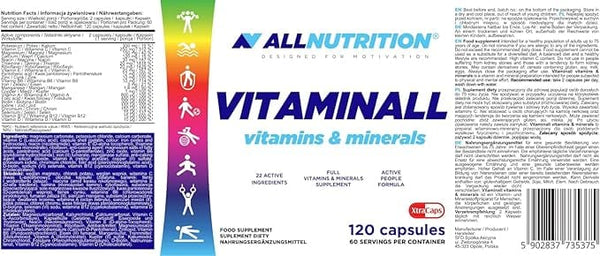 Allnutrition Vitaminall XtraCaps - 120 caps