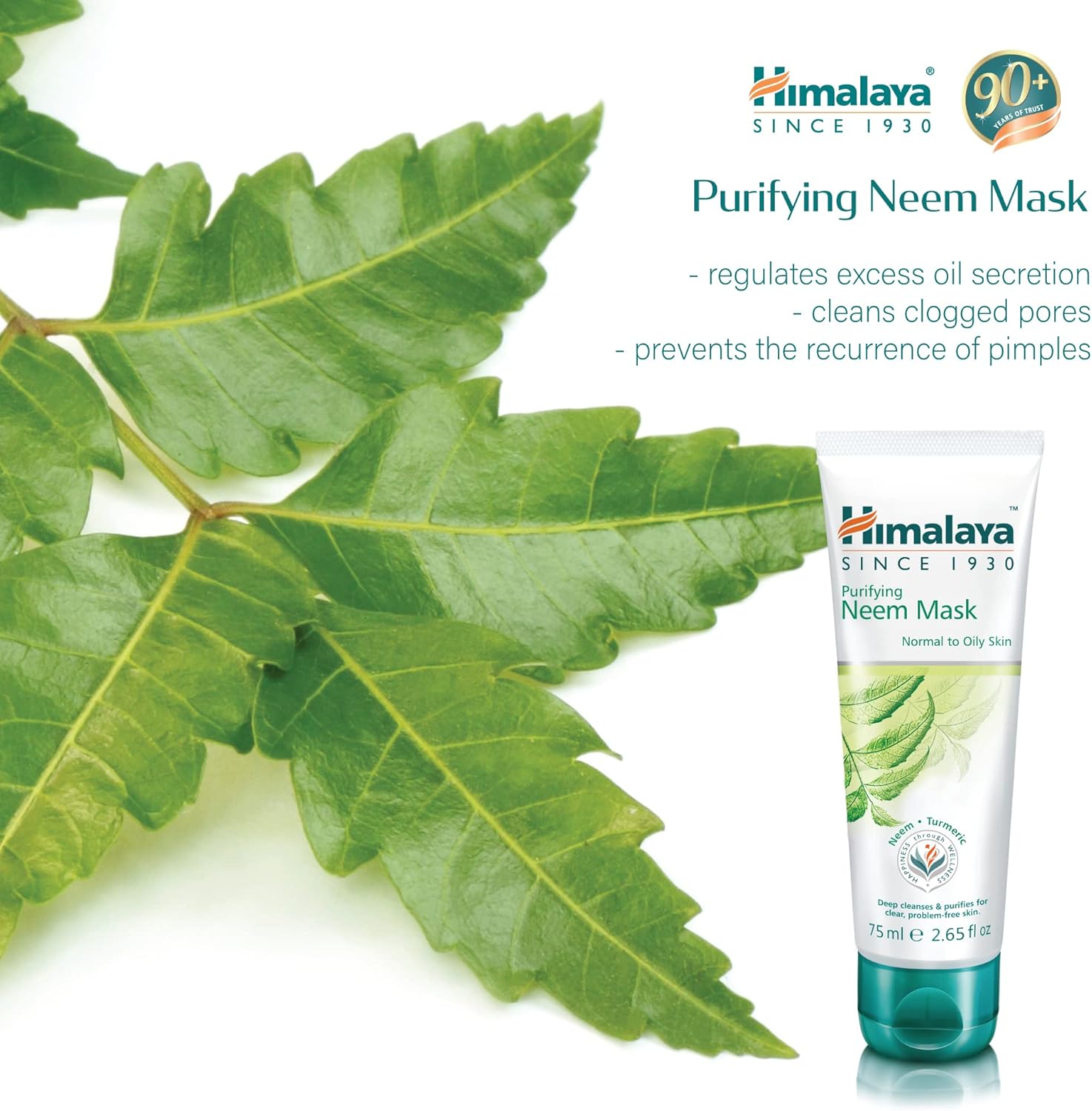 Himalaya Purifying Neem Mask - 75 ml