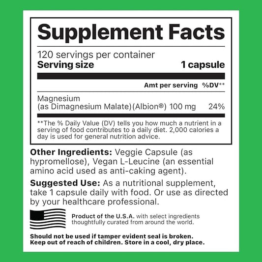MagPure™ Malate - Jigsaw Health - 120 capsules