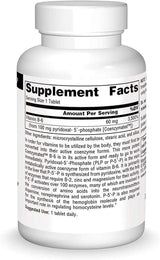 Coenzymated B -6, 100 mg, 60 tabletten - Bron Naturals