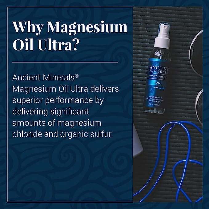 Aceite de magnesio Ultra 4oz - Minerales antiguos