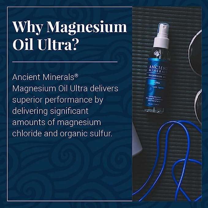 Magnesiumöljy Ultra 8oz - muinaiset mineraalit