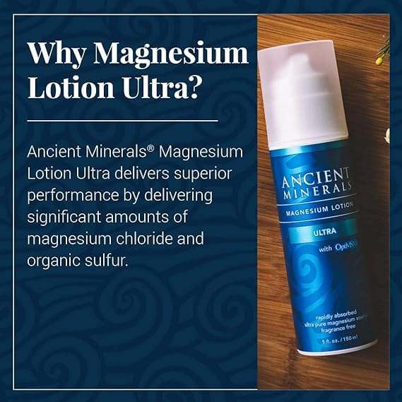 Magnesium Lotion Ultra - 5oz - Minerales antiguos