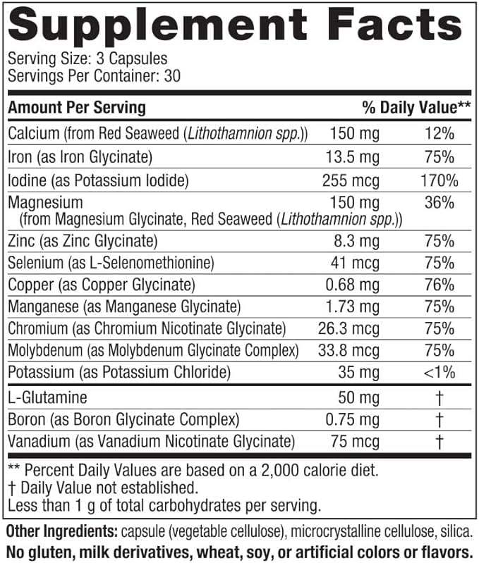 Multi -mineralen (90 capsules) - Noordse naturals