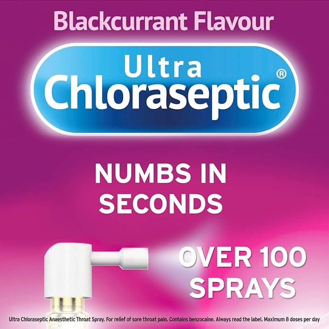 Ultra Chloraseptic Anaesthetic Throat Spray