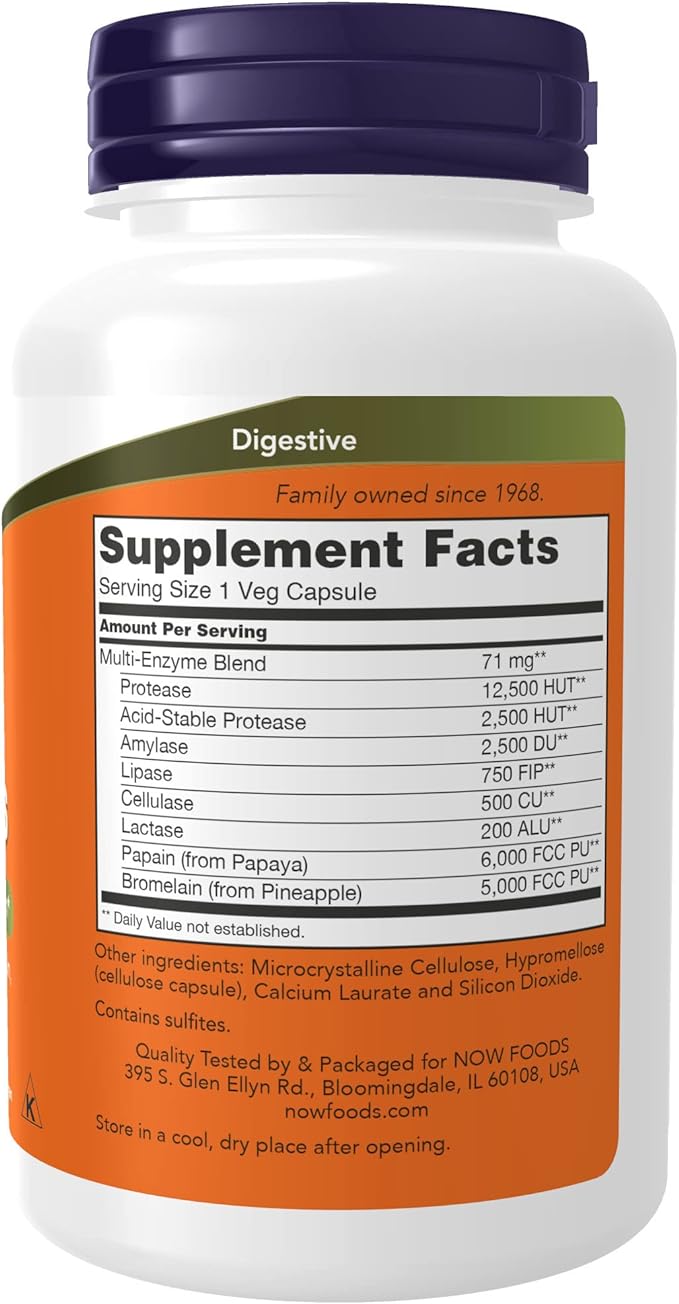 Plant Enzymes, 120 Veg Capsules - Now Foods