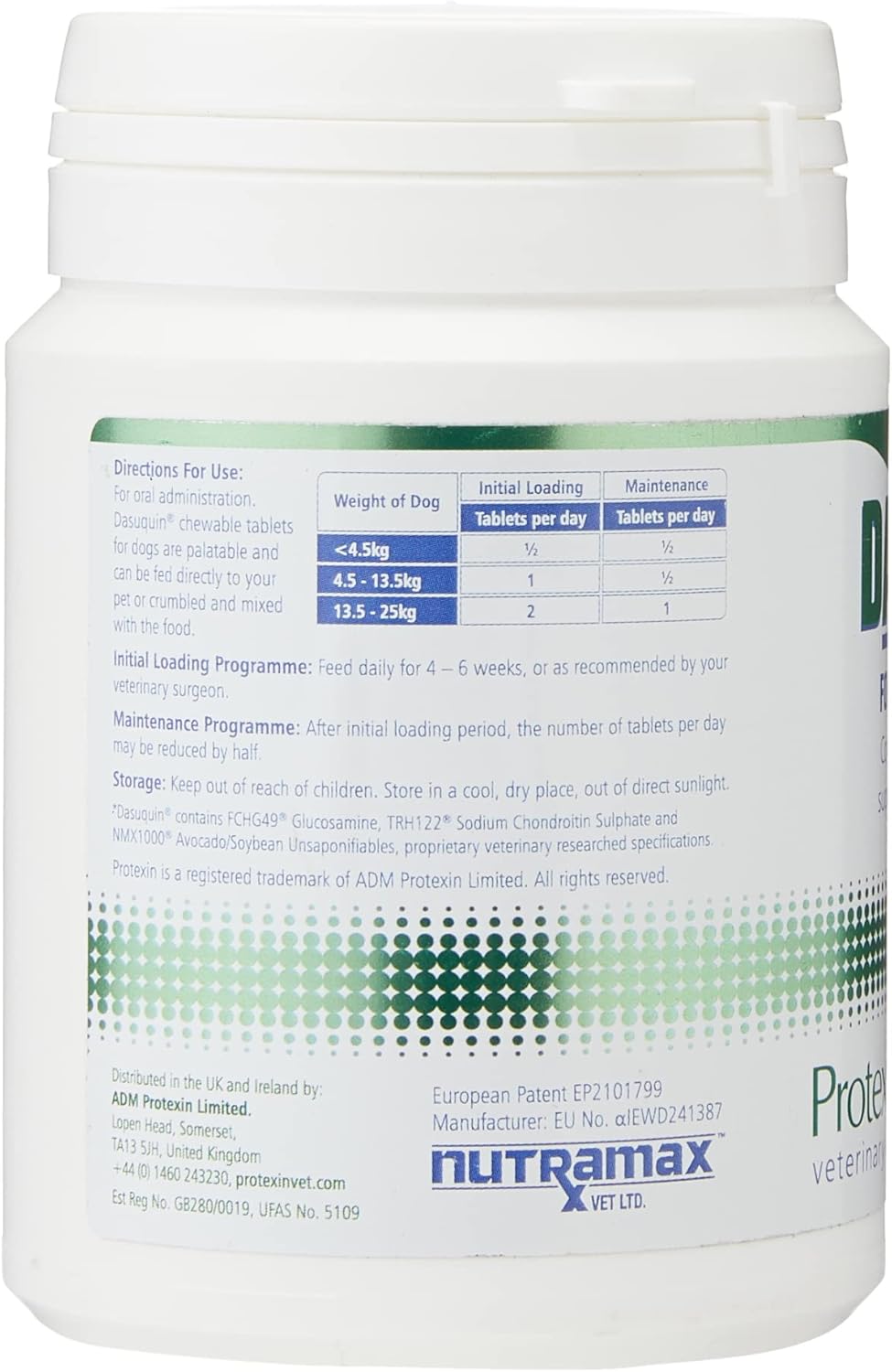 Dasuquin Chewable Tablets for Large Dogs Over 25kg Pack of 80