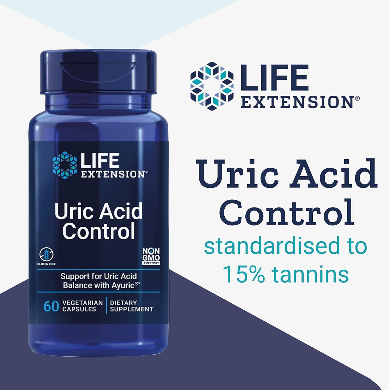 Life Extension Uric Acid Control - 60 vcaps