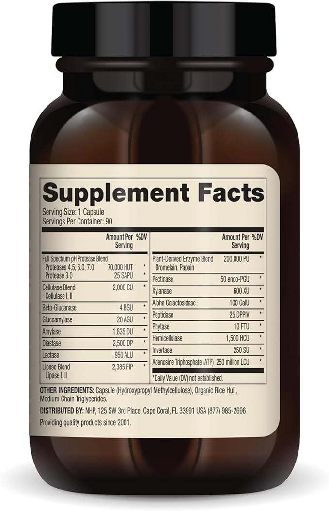 Enzymes à spectre complet - 90 capsules - Dr Mercola