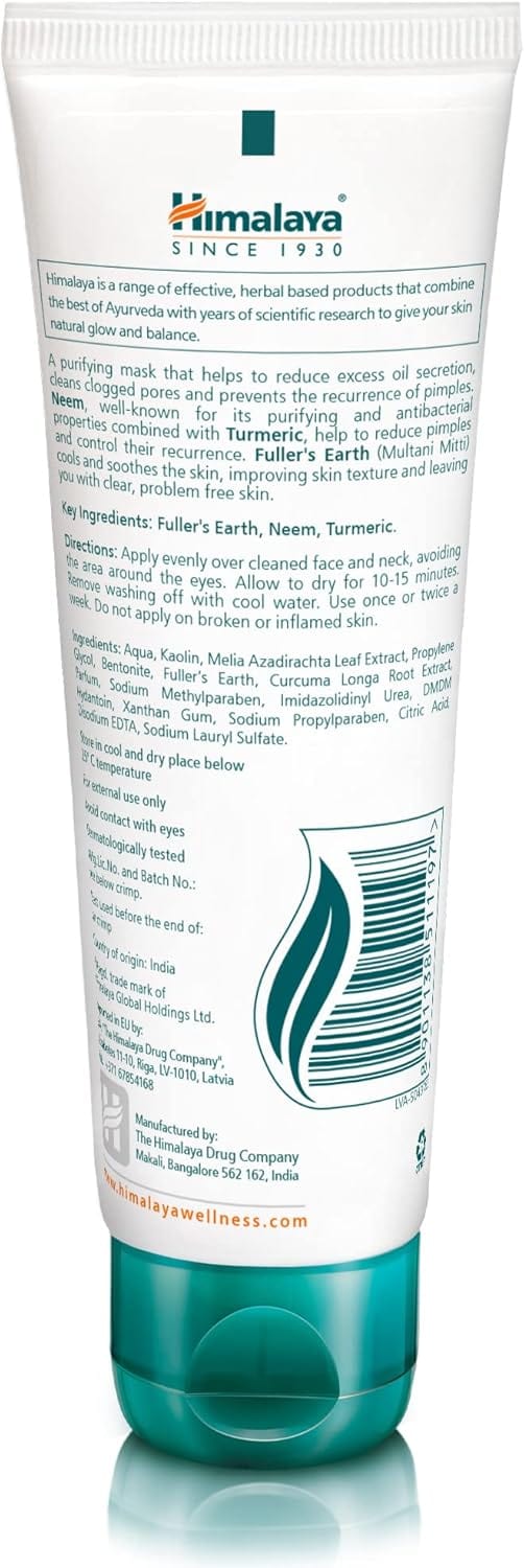 Himalaya Purifying Neem Mask - 75 ml
