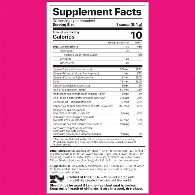 Electrolyt Supreme ™ Berry -Licious Flavour, 330 G - Jigsaw Health