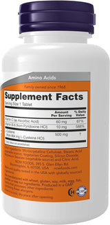 L -Cysteine ​​500mg 100 δισκία - τώρα τρόφιμα