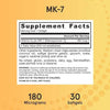 MK-7 (Vitamin K2) 180mcg - 30 Softgels - Jarrow Formulas