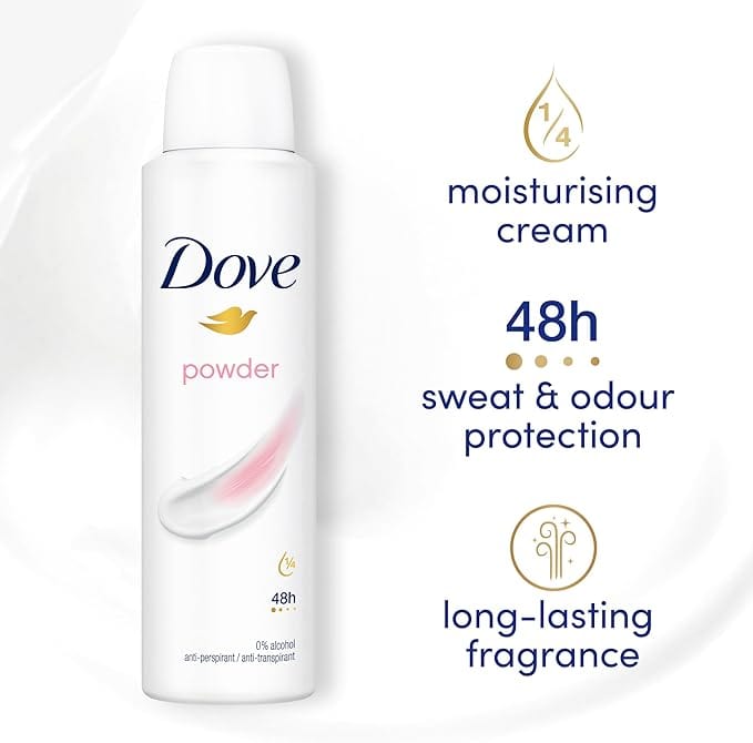 Dove Powder Antiperspirant Spray 150ml