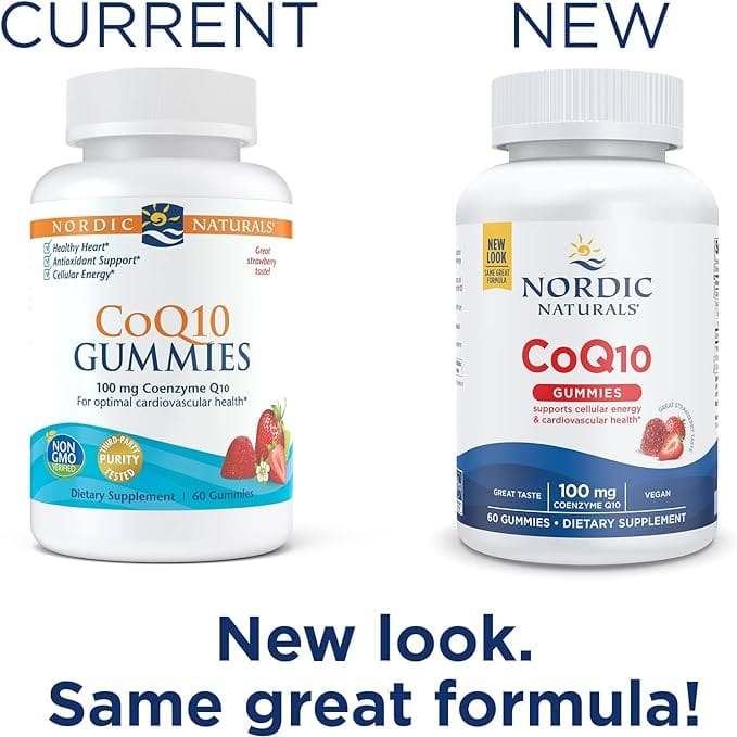 Coq10 (γεύση φράουλας) 60 gummies - Nordic Naturals