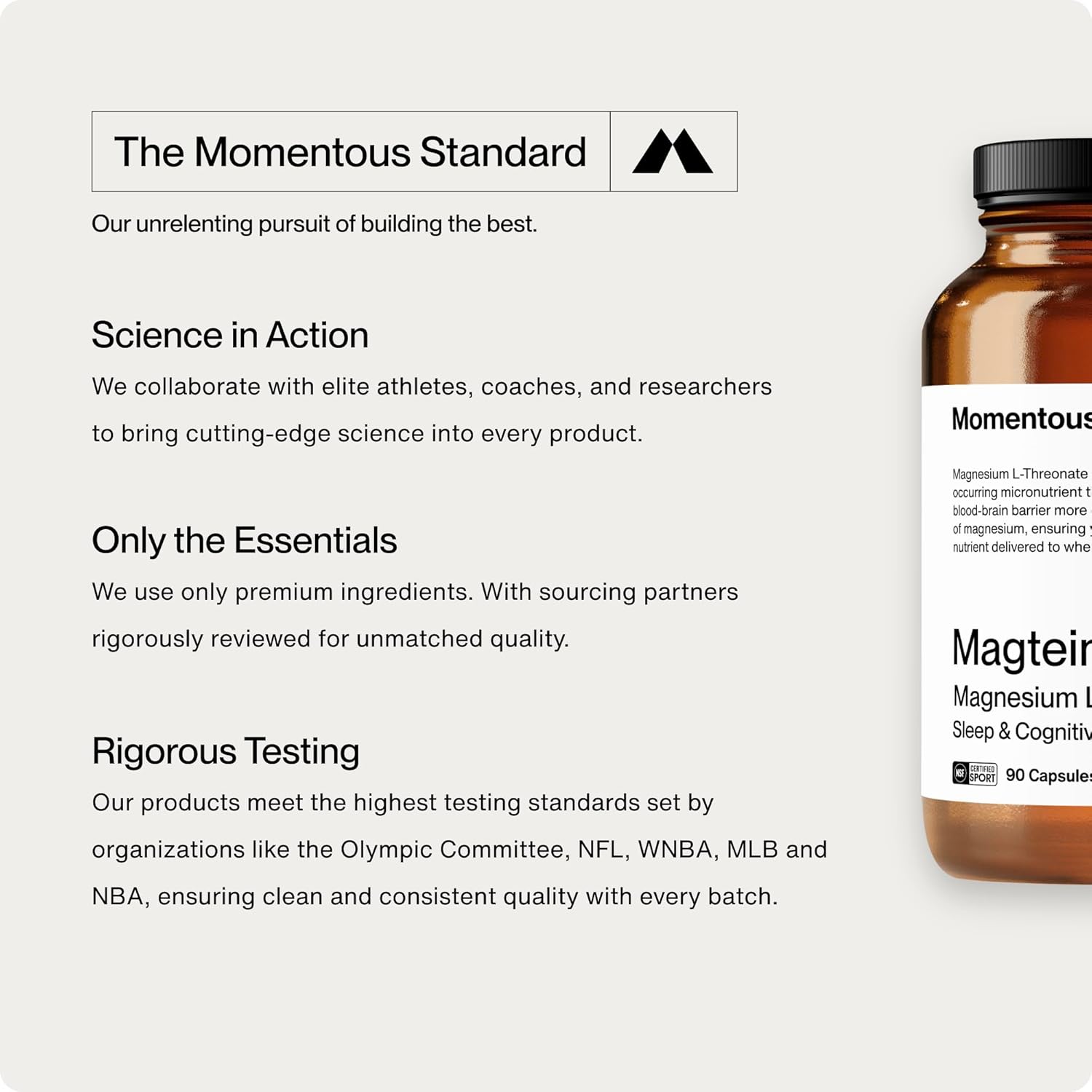 Momentous Magnesium L-Threonate Magtein