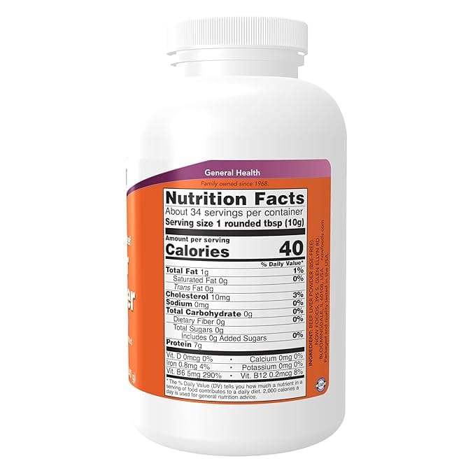 Liver Powder 340g - Now Foods