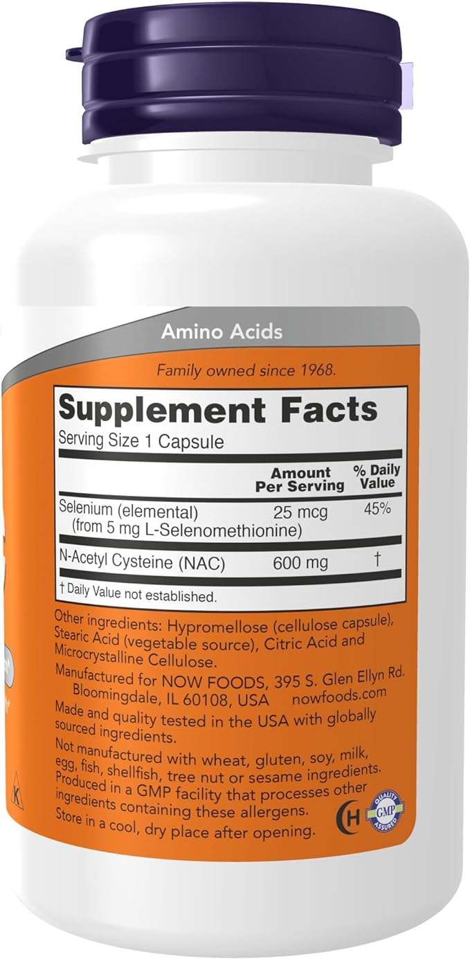 NAC (N -Acetylcystein) 600 mg 100 Gemüsekappen - jetzt Lebensmittel