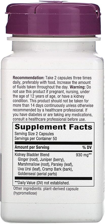 Kidney Bladder 930mg, 100 Vegan Capsules - Nature's Way