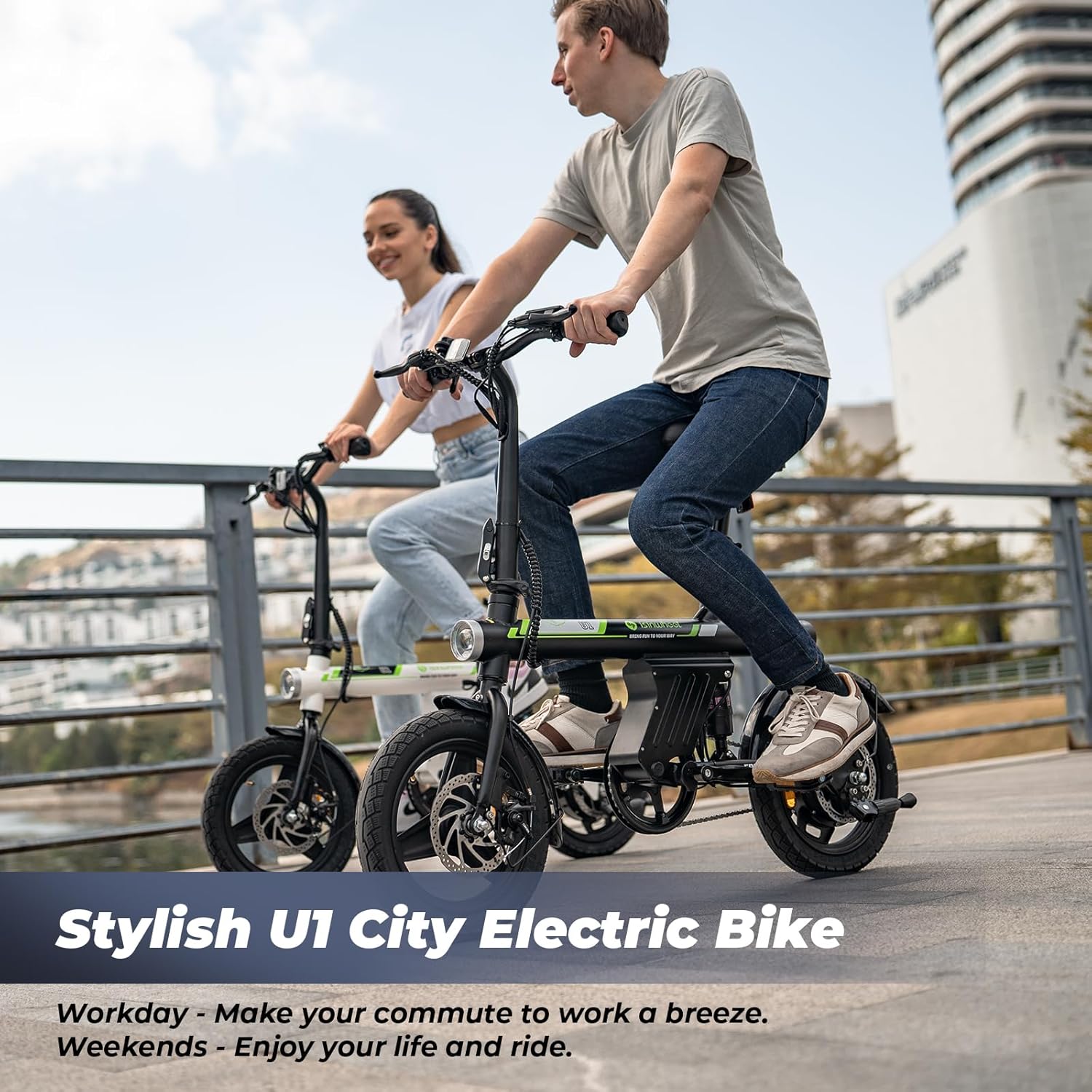 Ebike per bici elettriche premium con display LCD, motore da 250 W, batteria a 36 V e cablaggi impermeabili - 25 km/h