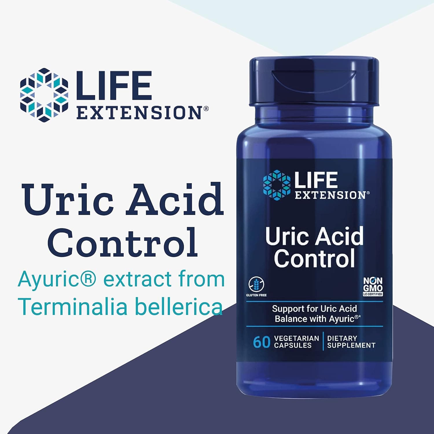Life Extension Uric Acid Control - 60 vcaps